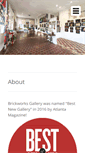 Mobile Screenshot of brickworksgallery.com